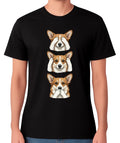 Pembroke Welsh Corgi See Hear Speak No Evil Unisex T-Shirt Cute Dog Lover Tee
