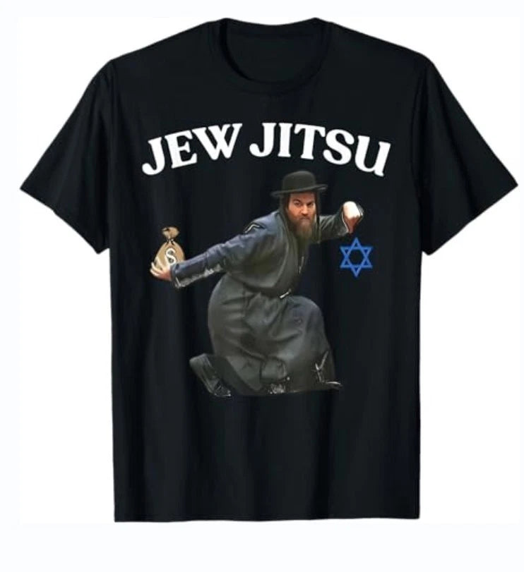 Jew Jitsu T-Shirt Gift for Family Size S-4XL