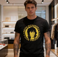 Keith Richards For President Yellow Logo Unisex Black T-shirt