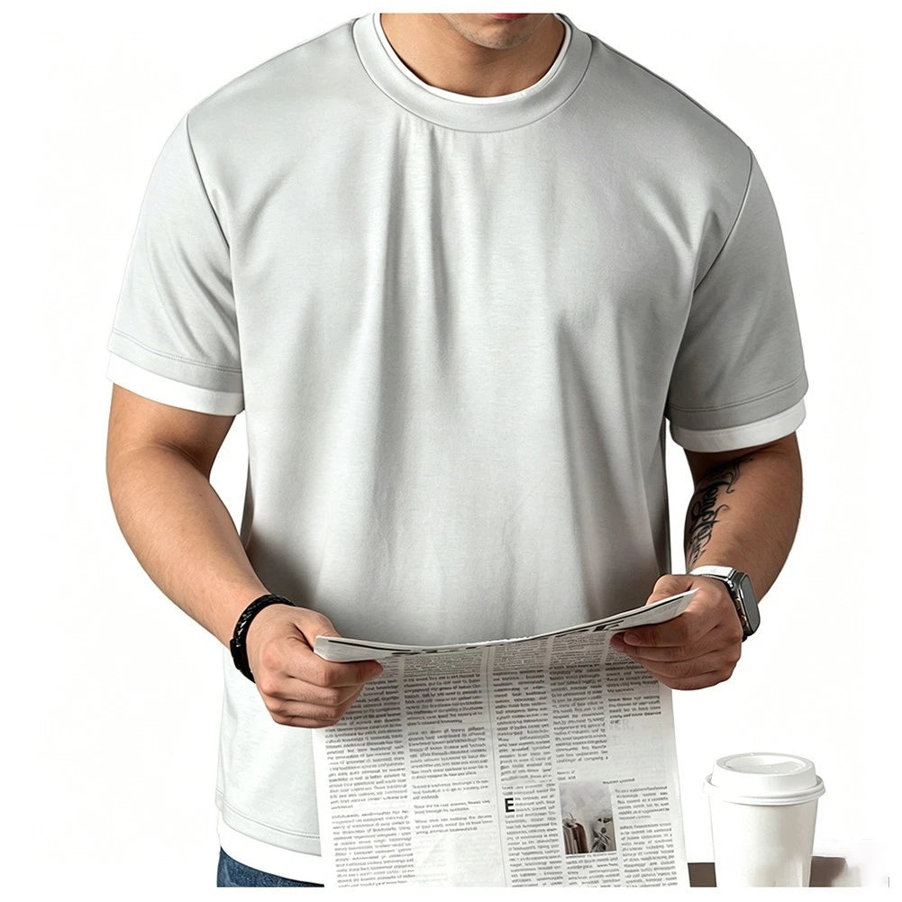 Men's Short Sleeve T-Shirt Fashion Summer Wear For Vacation And Holiday