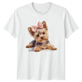 Womens T-Shirt Yorkshire Terrier Dog Lover Mothers Day Gift For Her