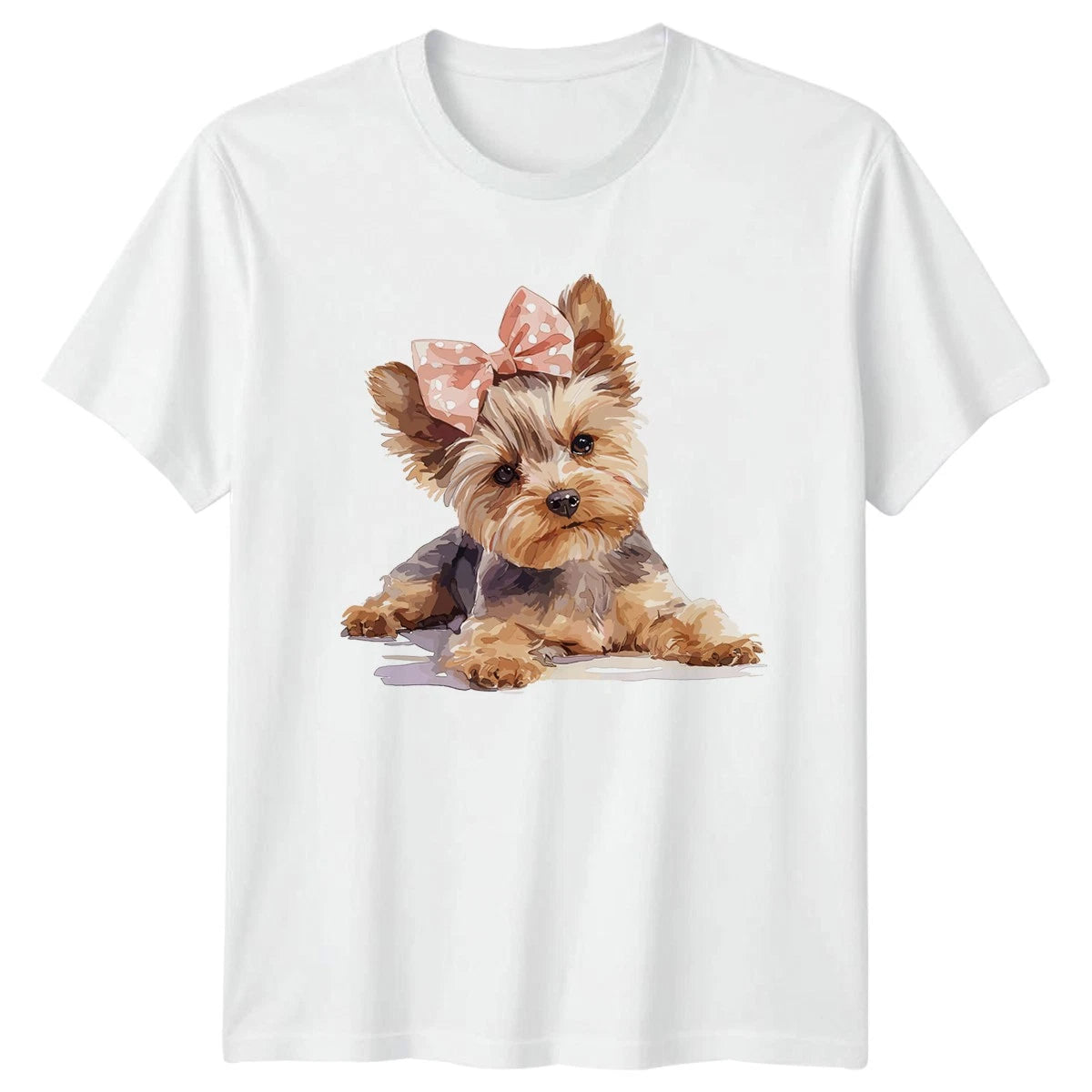 Womens T-Shirt Yorkshire Terrier Dog Lover Mothers Day Gift For Her