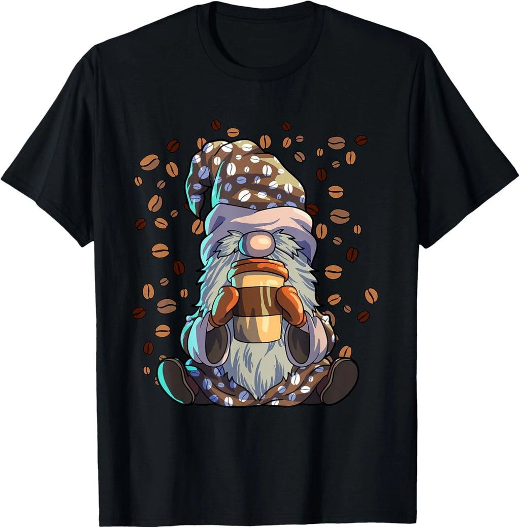 Gnome Coffee Women Café Coffeine Barista Gnome Lover Coffee Gift Unisex T-Shirt