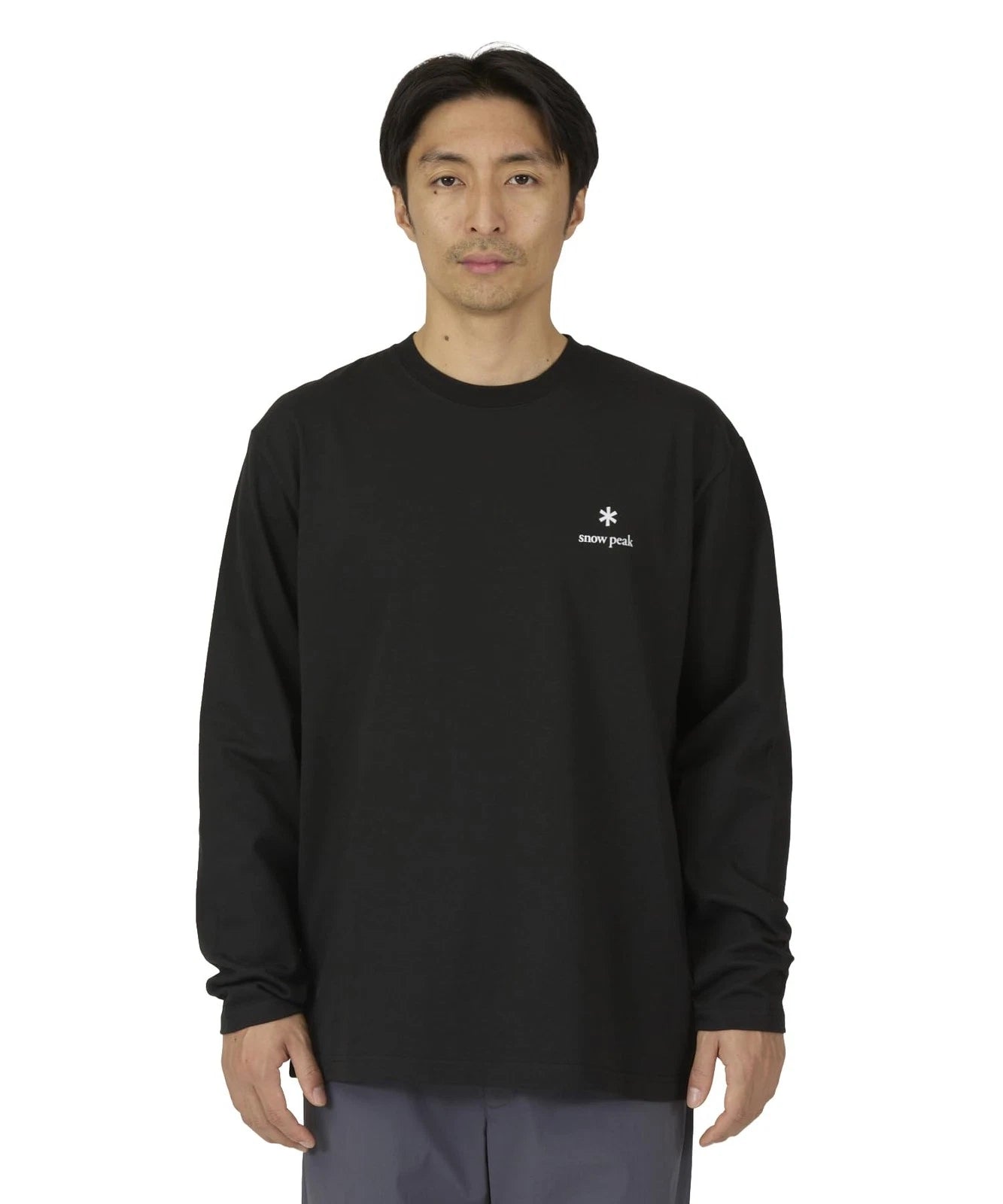 Snow Peak New Standard Logo L/S T-Shirt NSD-TS-25AU005 M