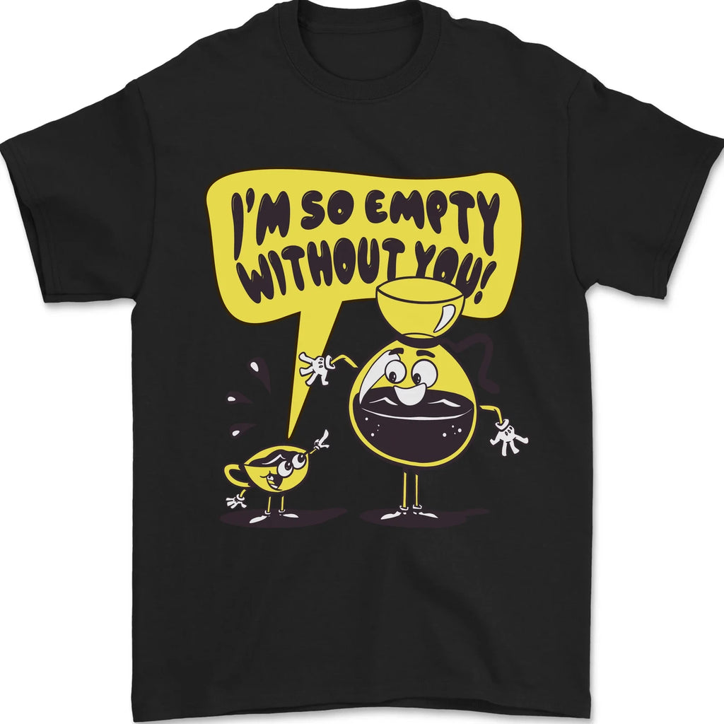 Funny Coffee Mens T-Shirt 100% Cotton
