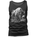 American Bison Buffalo Tank Top  Prairie Wildlife Western Tee
