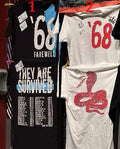 68 Band Farewell Tour T Shirt, They Are Survived Noise Rock Concert, reprint, 2