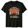 Easily Distracted By Snails T-Shirt Gastropod Wildlife