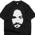 Charles Manson Shirt, Serial Killer, Gothic Horror Black T-Shirt