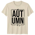 Autumn Vibes T-Shirt Trendy Seasonal Nature Lover Vintage Birthday Gift