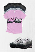 Custom Shirt to Match Max 95 OG Large Pink Foam Sneaker Matching T-Shirt