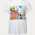 Blur Britpop Indie Rock Short Sleeve White Unisex T-shirt S-3XL