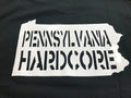 PENNSYLVANIA HARDCORE  - T-SHIRT PAHC NYHC SXE HXC STRAIGHT EDGE HARD CORE HC