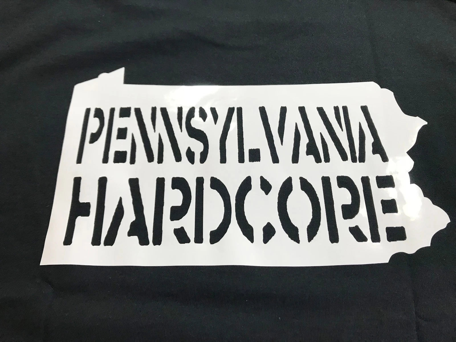 PENNSYLVANIA HARDCORE  - T-SHIRT PAHC NYHC SXE HXC STRAIGHT EDGE HARD CORE HC
