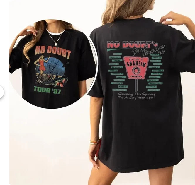 No Doubt Tragic Kingdom Tour '97 T Shirt, Vintage Tee
