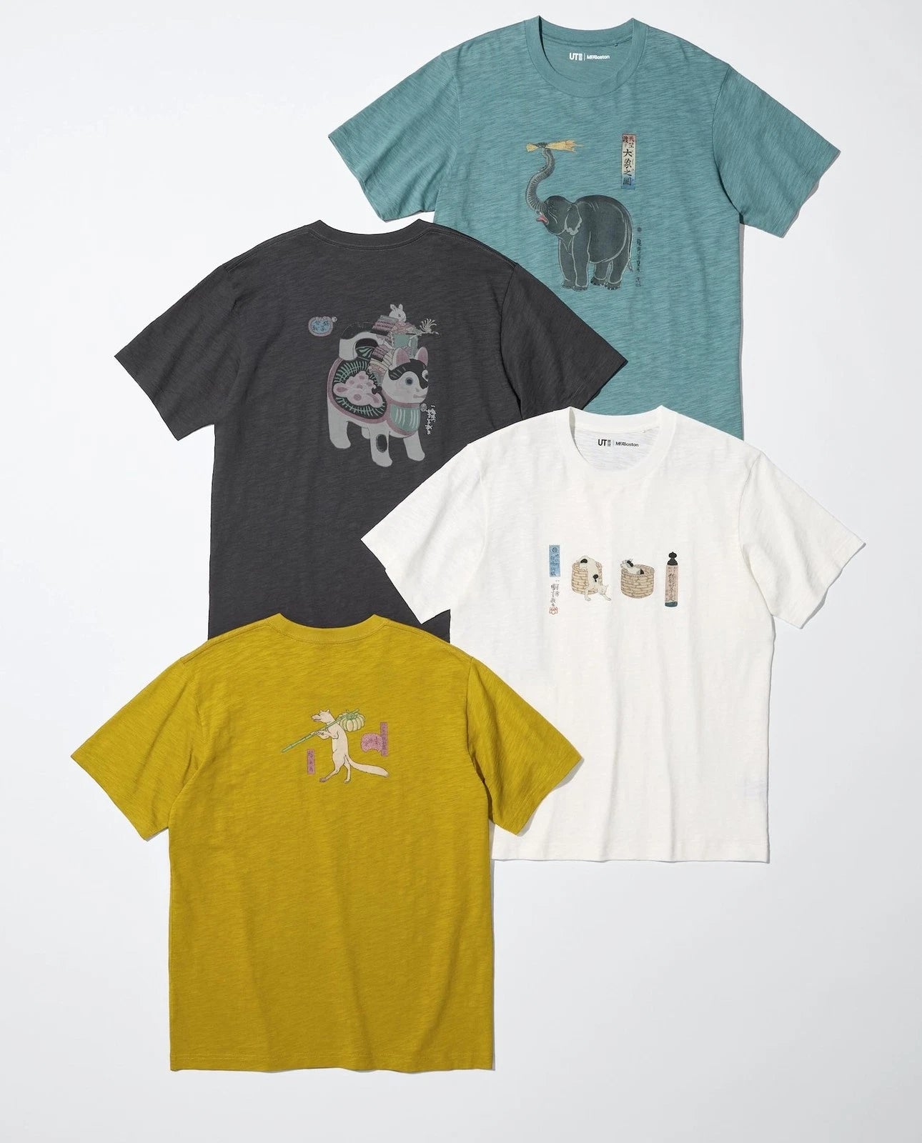 UNIQLO Ukiyo-e Animals UT Graphic T-Shirt Japan NEW