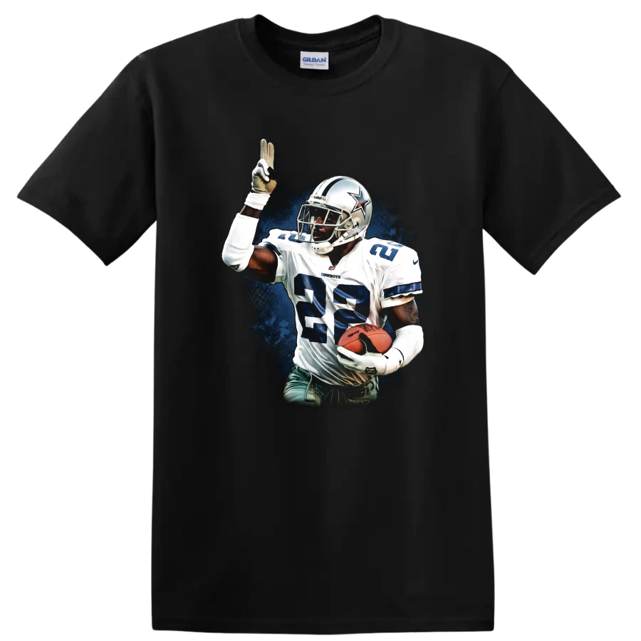 Emmitt Smith Dallas Cowboys Football T Shirt Legend Running Back Tee