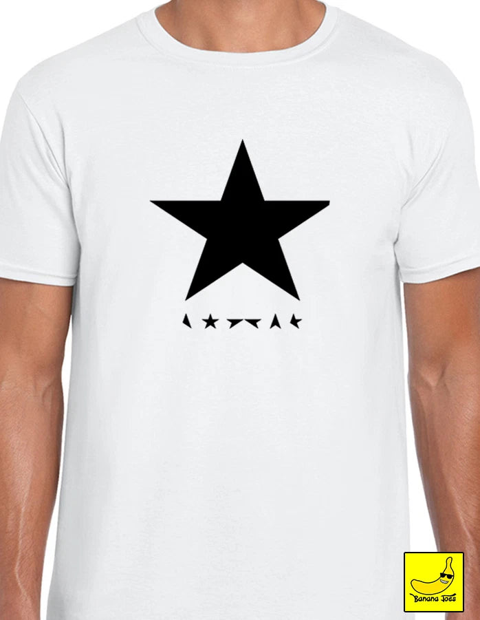 David Bowie Blackstar T-Shirt Tribute Ziggy Heroes Memory Stardust To Gift Tee