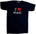 I Love Heart Wheat V-Neck T-Shirt