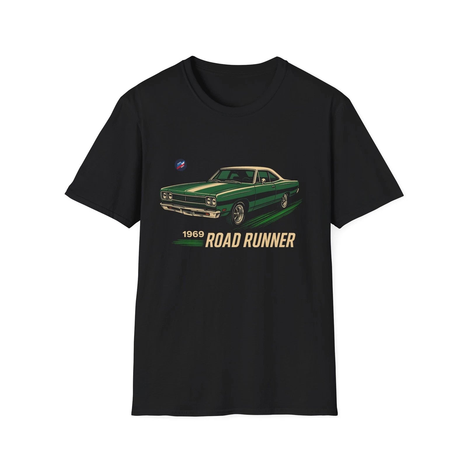 1969 Road Runner Shirt – Green Muscle Car Classic Vintage Tee