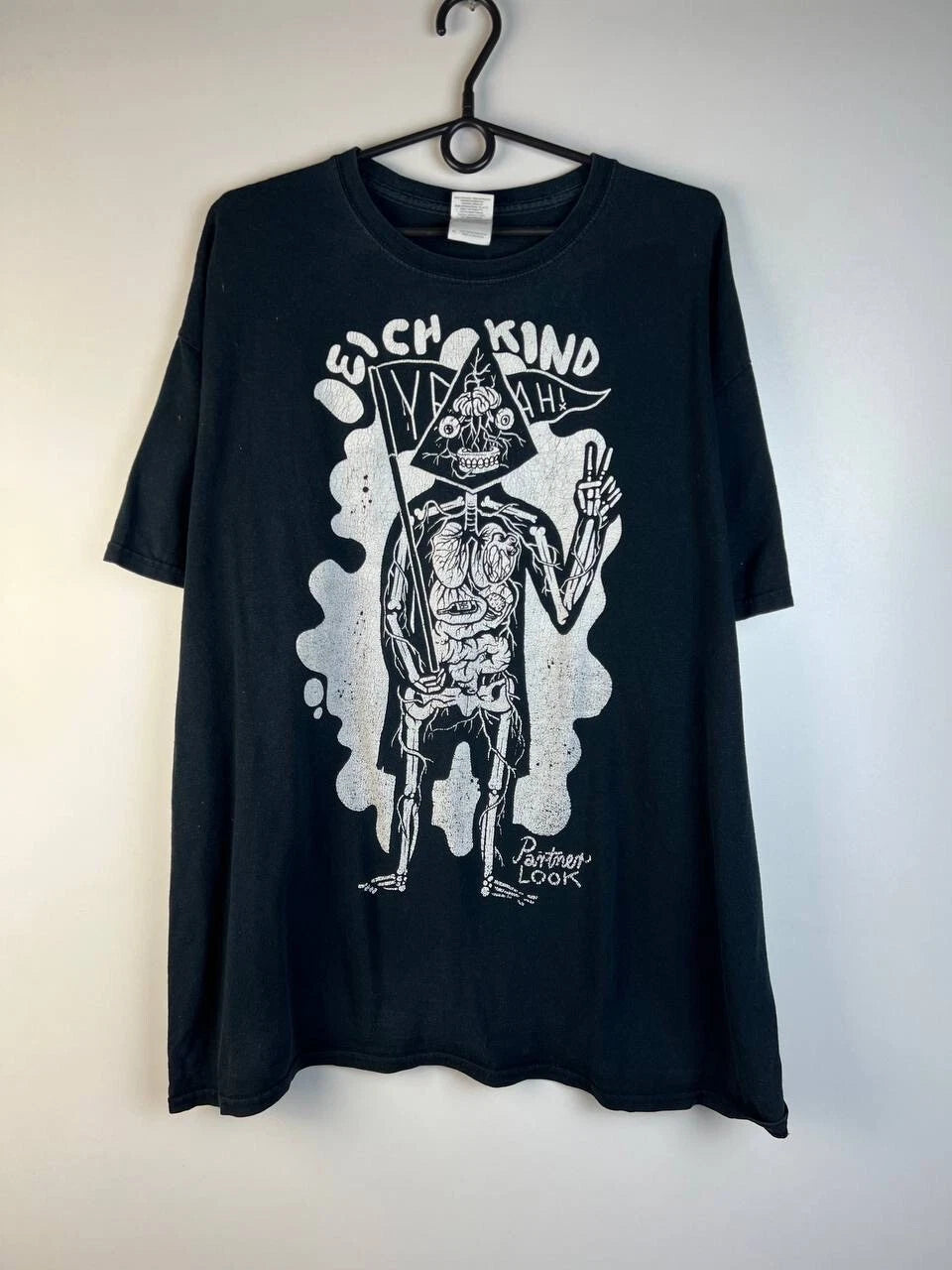 Skeleton crazy t-shirt size XL