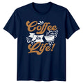 Coffee For Life T-Shirt Coffee Lovers Coffee Birthday Gift For Him And Her