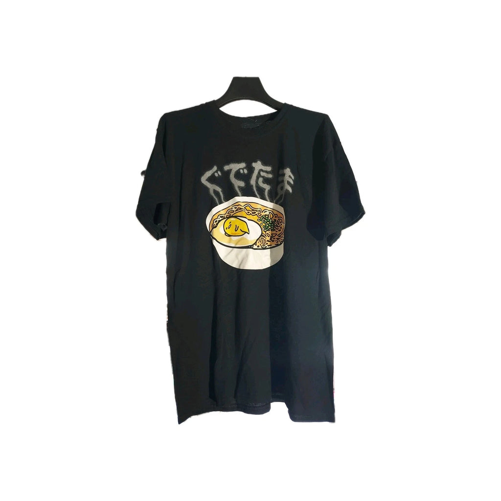 Gudetama Ramen Bowl The Lazy Egg Food Lover T-Shirt Men's Anime Large L - #305