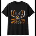 Graphic Rabbit Sunbeams Mens T-Shirt Cute Black 100% Cotton Adults Adorable