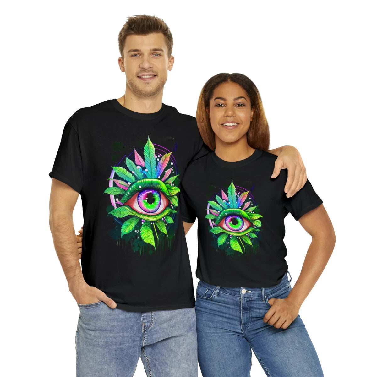 Blaze in Fashion: Empowered Cannabis Tee, Trendy T shirt For Women and Men