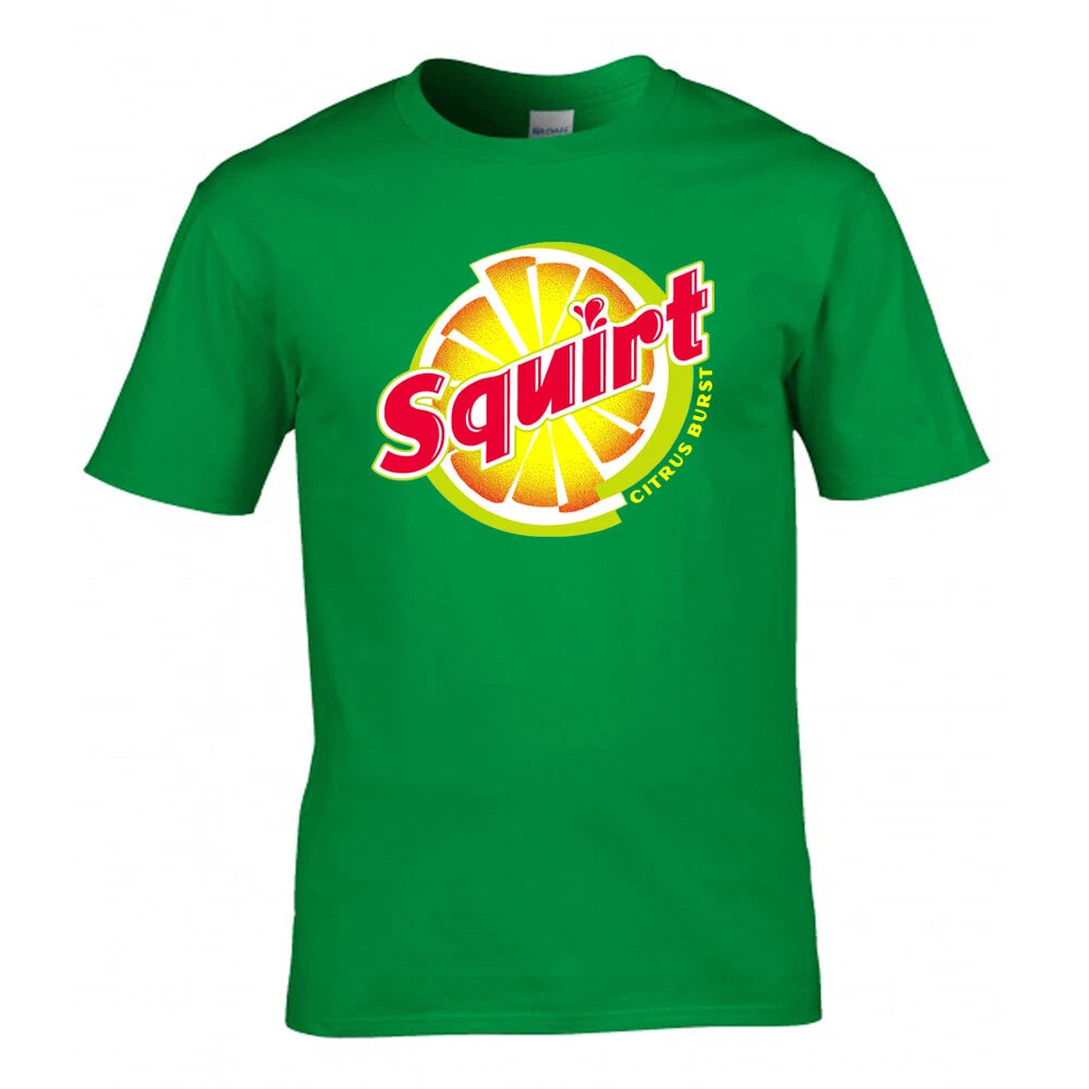 Squirt Lemon Soda Soft Drink Men's Irish Green Size S to 5XL