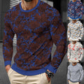 Men Street Style 3D Printing Long Sleeve Pullover Sport Top Casual T Shirt