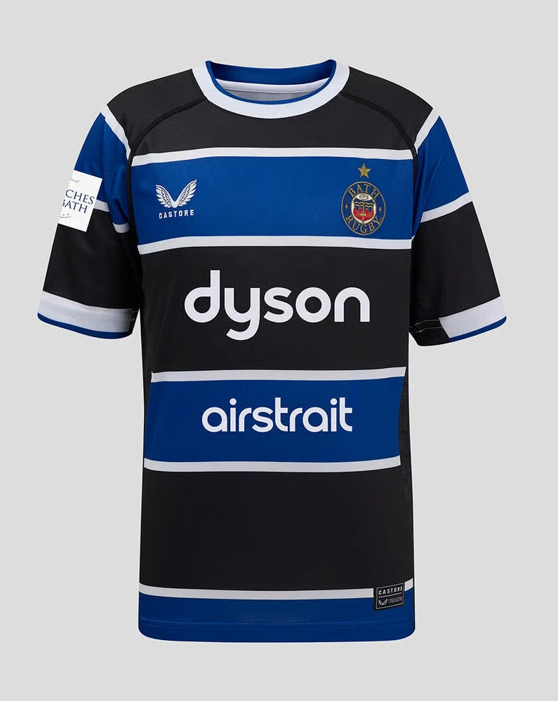 Bath Rugby Men's T-Shirt Castore Replica Home SS Jersey  - New