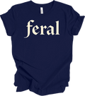 Feral Shirt Goth Emo Aesthetic Graphic Tee Unisex Feral Girl Y2K 90s Streetwear