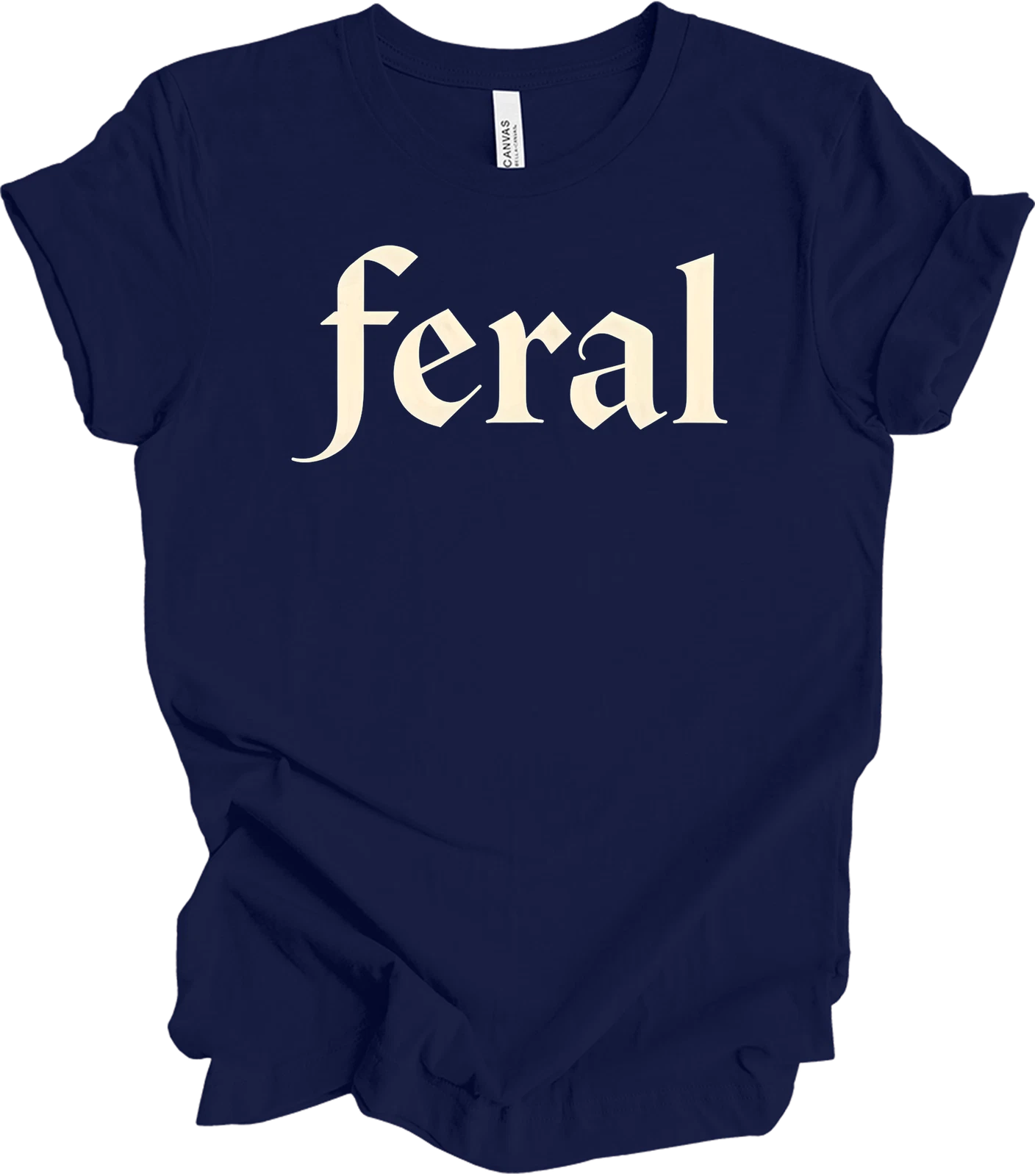 Feral Shirt Goth Emo Aesthetic Graphic Tee Unisex Feral Girl Y2K 90s Streetwear