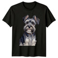 Cute Miniature Schnauzer Dog Breed Portrait Pet Animal T-Shirt