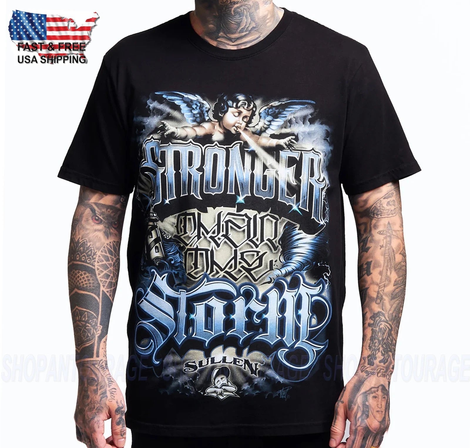 Sullen Art Collective Stronger Premium Fit SCM8594 Short Sleeve T-shirt For Men