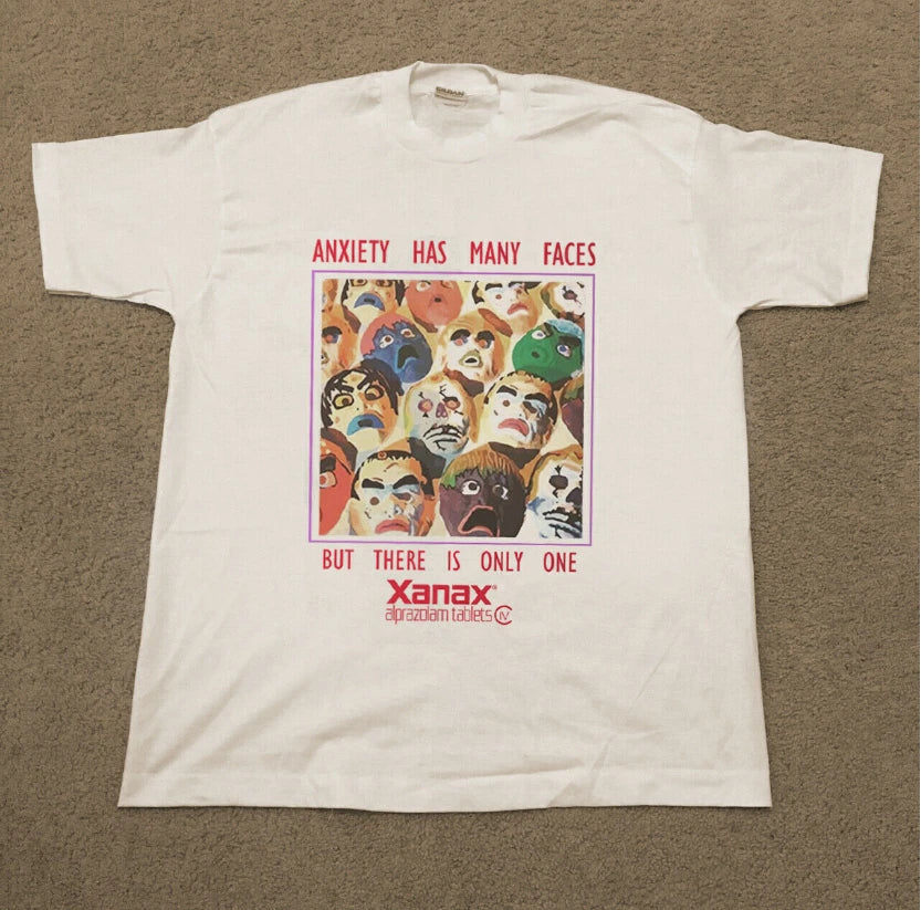Anxiety Has Many Faces Xanax T-Shirt