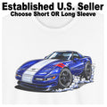 DigiRods Corvette C4 Grand Sport 1996 Limited Edition Model Cartoon Car T Shirt