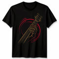 Playing Guitar Unisex T Shirt Guitarist Music Life Musician Gift Graphic Tee
