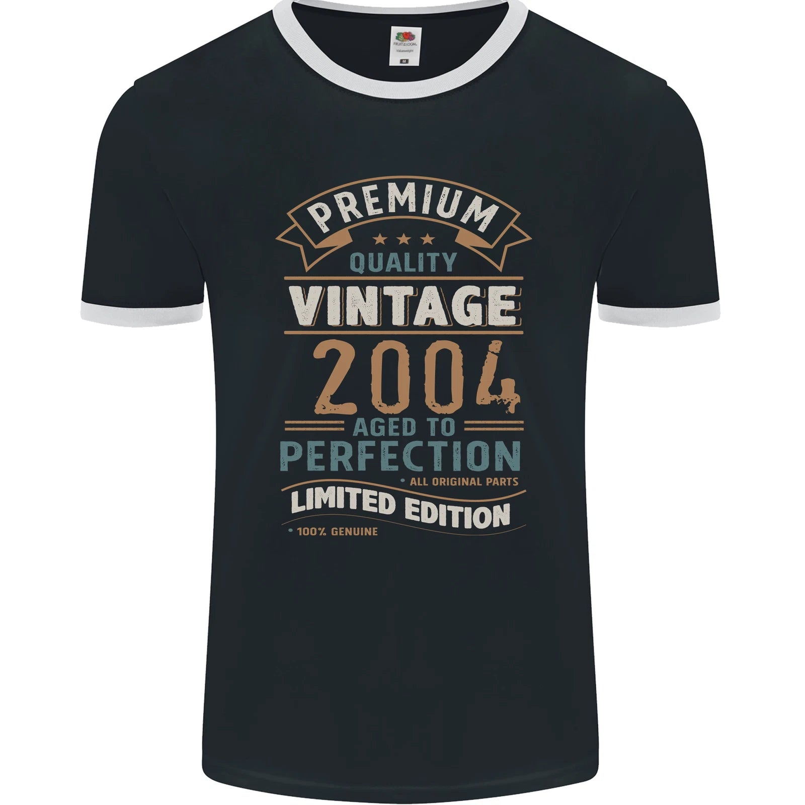 Premium Vintage 22nd Birthday 2004 Mens Ringer T-Shirt FotL