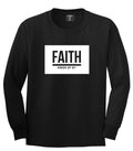 Kings Of NY Faith Dark Streetwear Style Long Sleeve T-Shirt