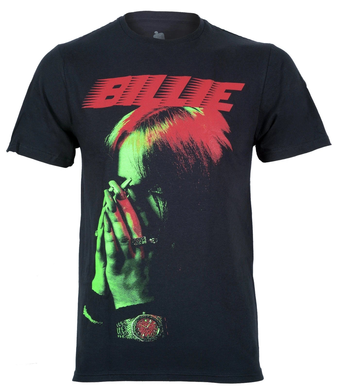 Official Billie Eilish T Shirt Hands Face Black New S M L  XL XXL