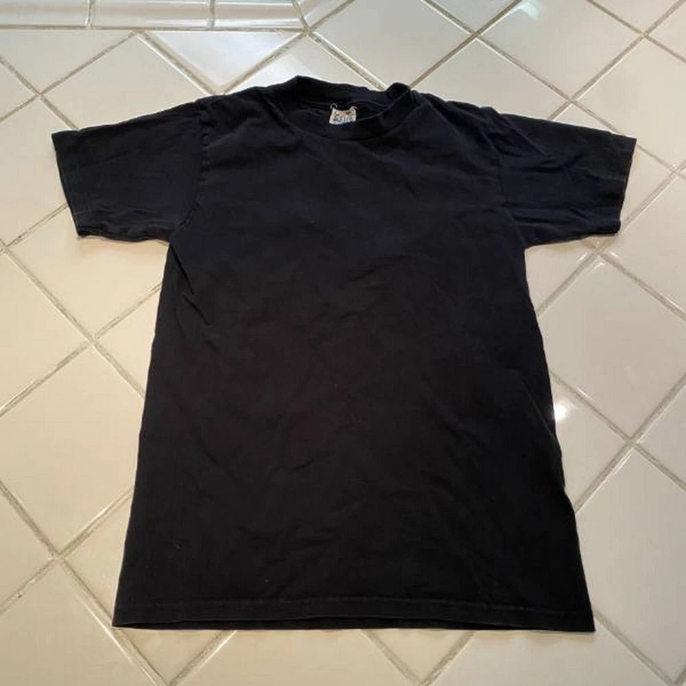 Pro Club Comfort T-Shirt Men's Small Black Blank Heavyweight Tee