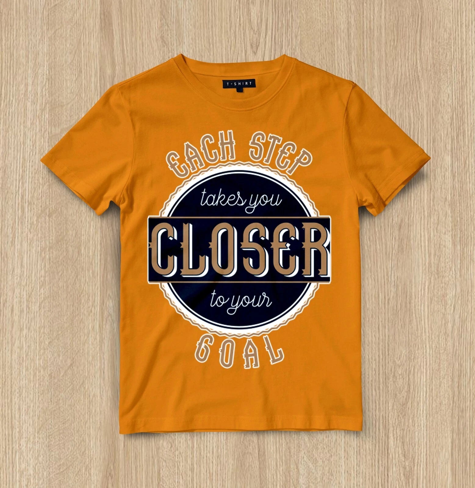 Custom Step by Step Graphic T-shirt Design Unisex Jersey Short Sleeve Tee