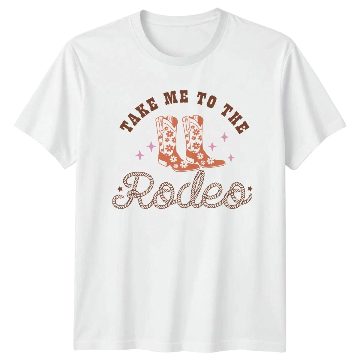 Take Me To The Rodeo T-Shirt Rodeo Cowgirl Western Fashion