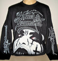 King Diamond Face Long Sleeve T-Shirt Size S M L XL 2XL 3XL Mercyful Fate Metal