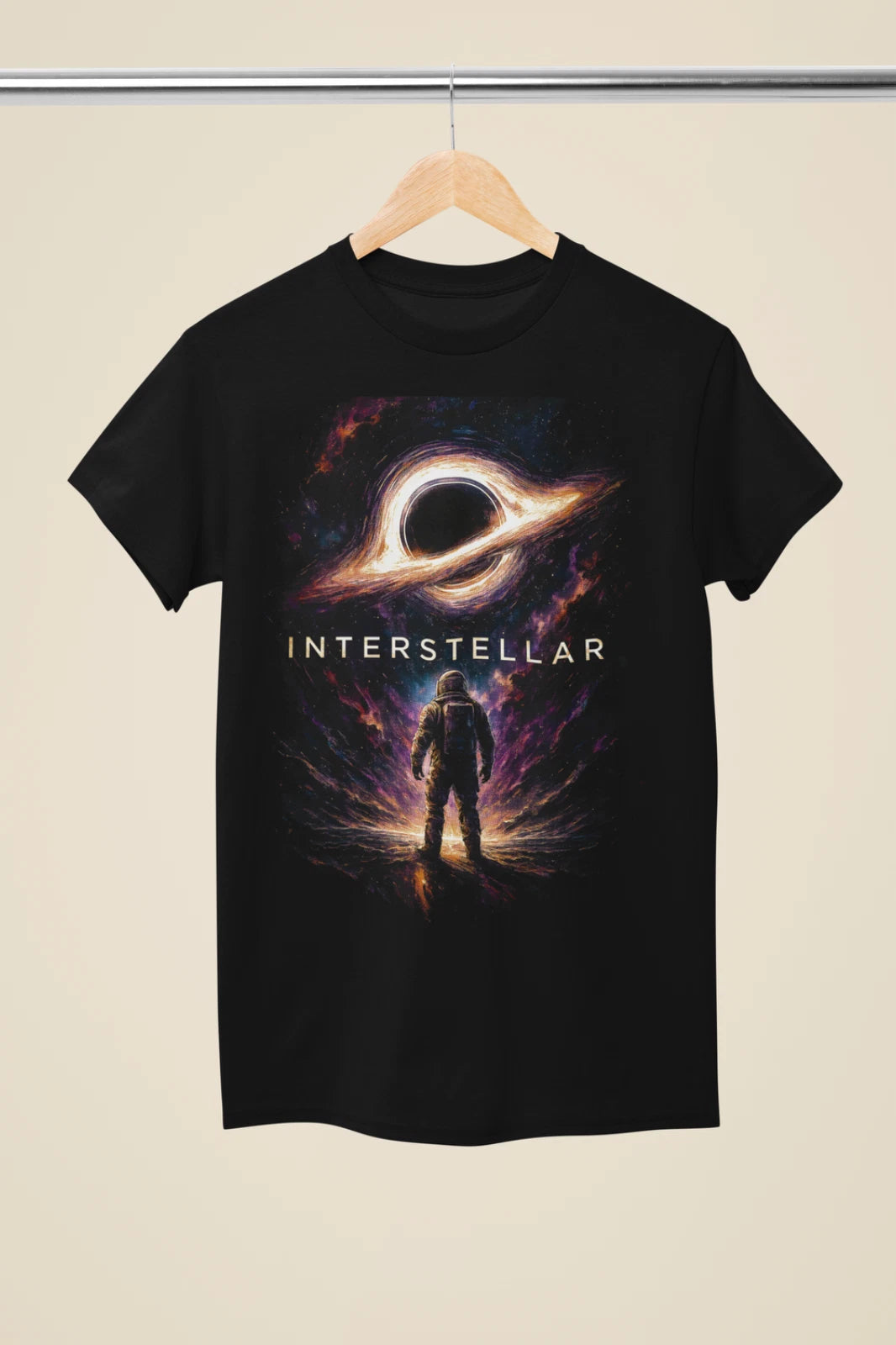 Inspired Movie Poster Drawing "Interstellar" Unisex T-Shirt (MO 127)