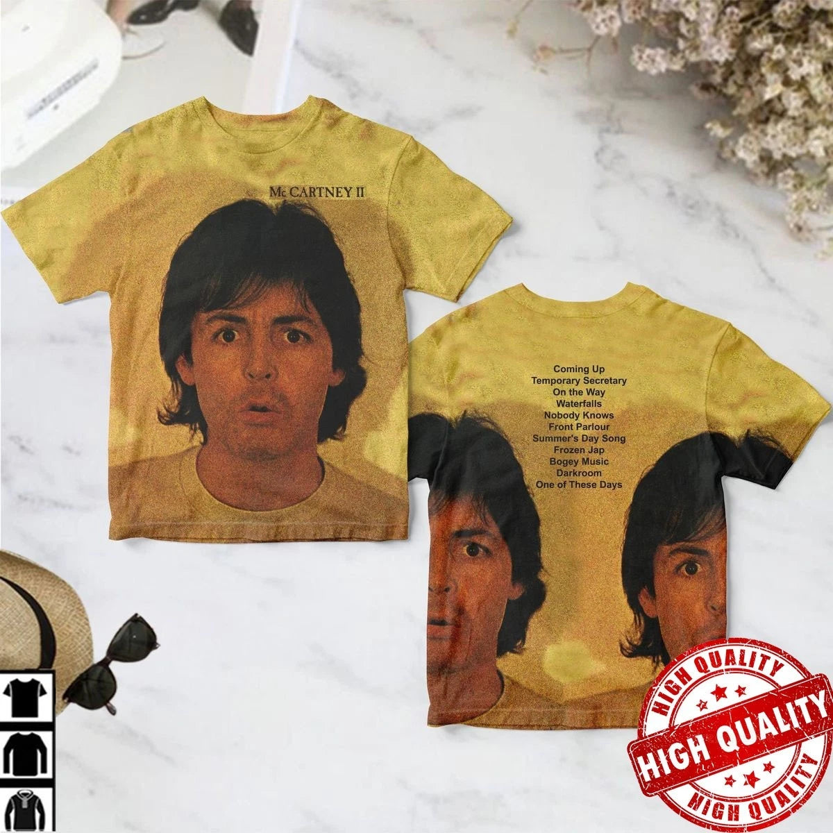 Paul Mccartney Mccartney Ii Album 3D AOP Shirt Unisex S-2345XL 1S0152