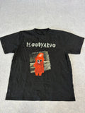 Bloodyarvo Graphic Tee Shirt Mens Medium Black Short Sleeve Streetwear Crewneck