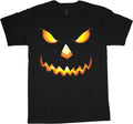 Big and tall t-shirt pumpkin jack o lantern Halloween tee shirts for men black